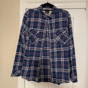 Quiksilver Flannel Button Down Shirt